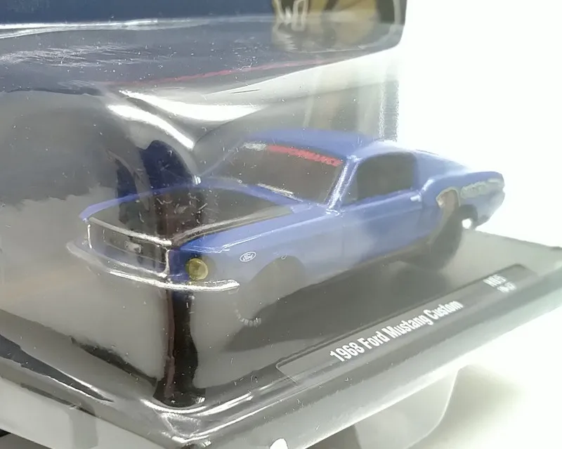 M2 1: 64 1968 Ford Mustang на заказ Игрушечная машина из сплава игрушки для детей литой модельный автомобиль подарок на день рождения