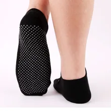 Носки для танцев женская обувь для занятий спортом, пилатеса Нескользящие короткие носки ручки однотонные балетки d91016