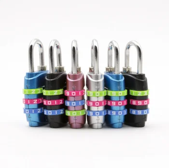

3-digit password dial travel password lock Trolley lock password lock luggage lock Gym locker password padlockMetal lock