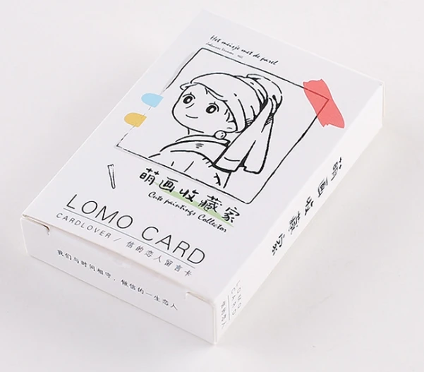 52 мм * 80 мм счастливая бумага для рисования поздравительная открытка lomo (1 упаковка = 28 штук)