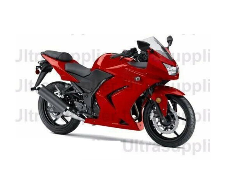 EX250 Candy Red Complete Injection Fairing for 2008-2012 Kawasaki Ninja 250R EX 250 2009 2010 2011 EX250 Candy Red Complete Injection Fairing for 2008-2012 Kawasaki Ninja 250R EX 250 2009 2010 2011