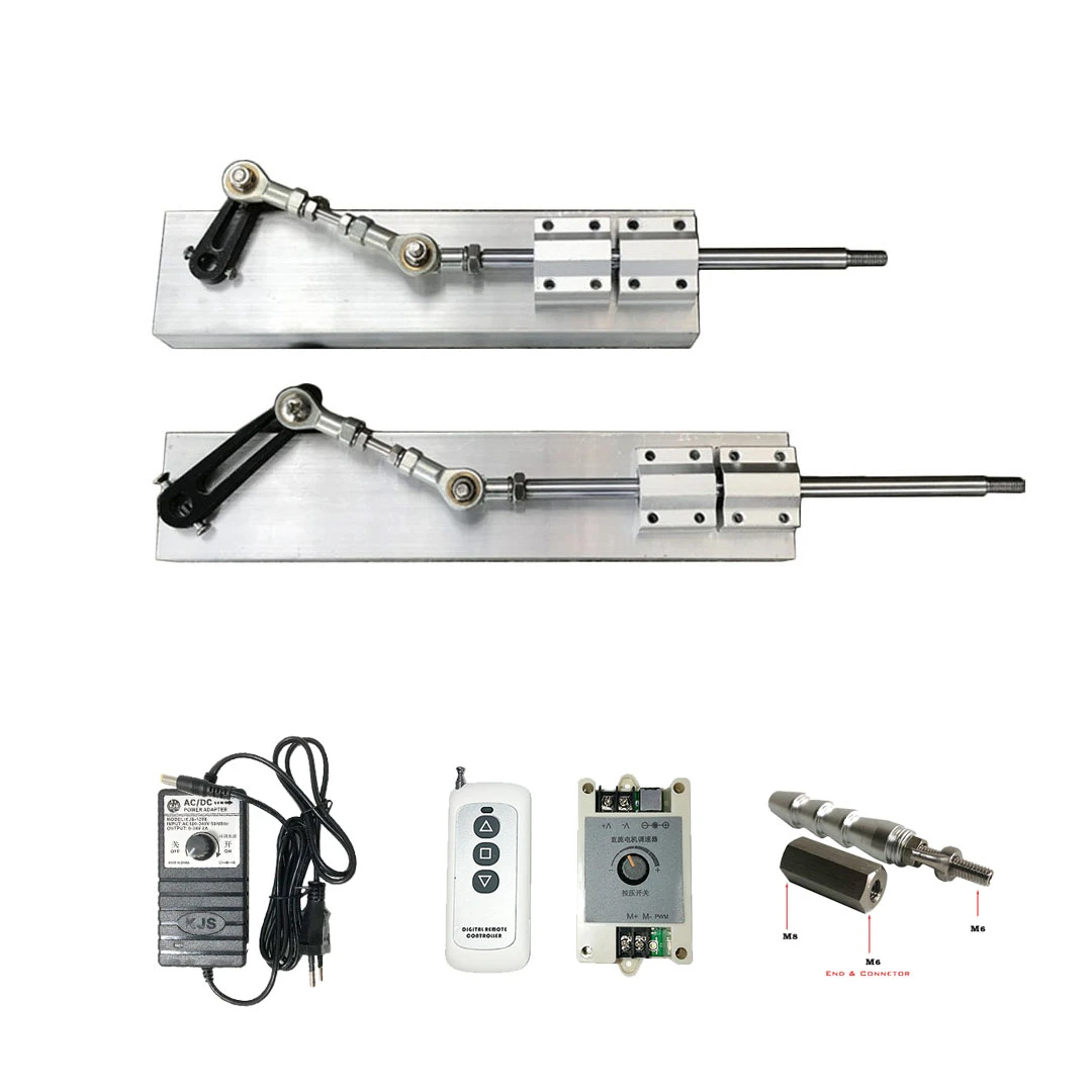 Dc 12v/24v Telescopic Linear Actuator With Remote Control Adjustable