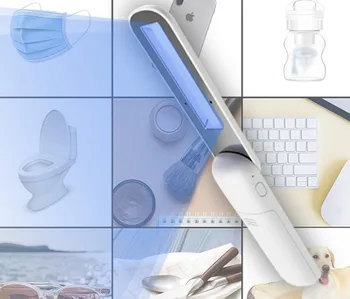 

Rechargeable LED UV Sterilizer Light Portable UVC LED Germicidal Lamp Kill Viruses Bacteria sterilizing for phone beauty tools