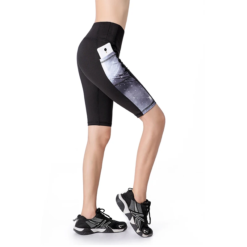 EAST HONG женские эластичные спортивные шорты для занятий йогой и бегом, фитнесом, тренировками