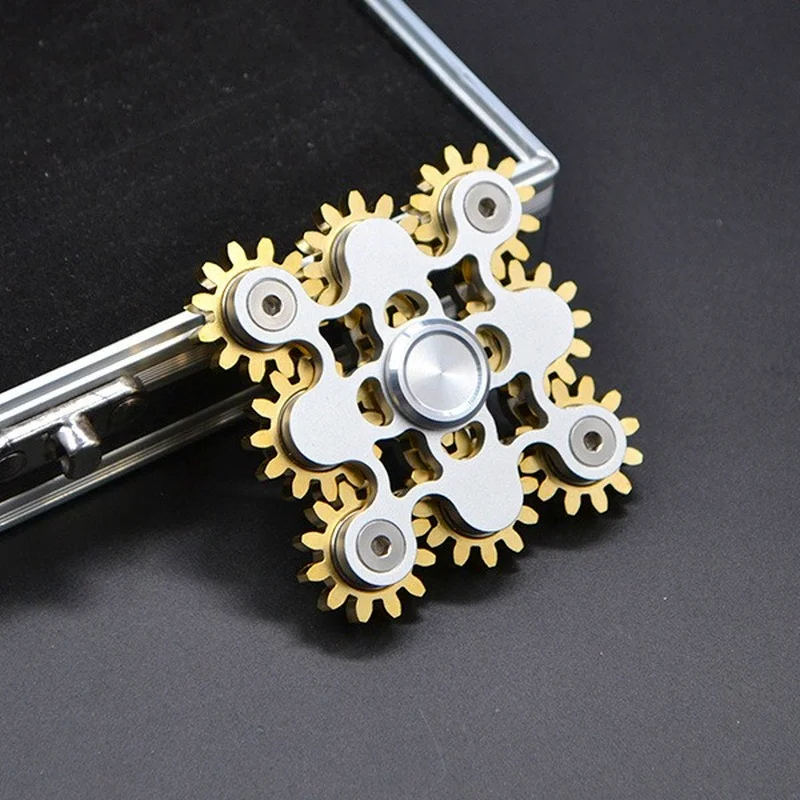 9 Gears Hand Spinner High Quality Metal Fidget Spinners R188 Smooth Bearing Adult Stress Relief Toy Anti Stress Fidget Toys
