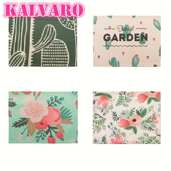 

1Pcs Marble Nail Table Waterproof Nail Art Hand Pillow Pad Cactus Rural Floral Arm Rest Cushion Table Mat Portable Manicure Tool