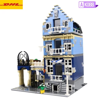 

City Street View Market Street Building Blocks with MOC 10190