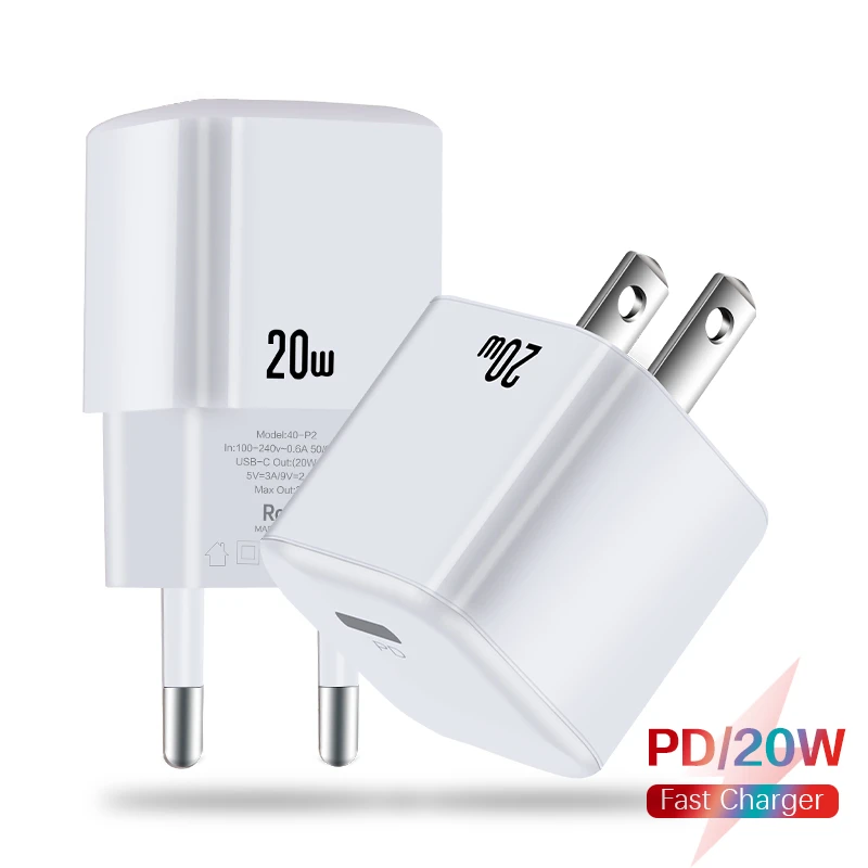 usb charger 12v 20W PD USB C Mini Charger PD3.0 Fast Charger Type C Phone Charger For iPhone12 Pro Max Huawei Xiaomi Samsung PD Type C Charger 65 watt car charger