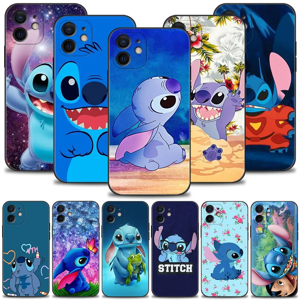 Милый чехол с рисунком Лило Стич для Apple iPhone 7 8 XR X XS MAX 6 6s Plus + 5 5S SE мягкая сумка