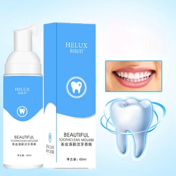 

Teeth Cleaning Mousse Remove Tooth Stains Freshen Breath Teeth Whitening Foam Toothpaste Hot