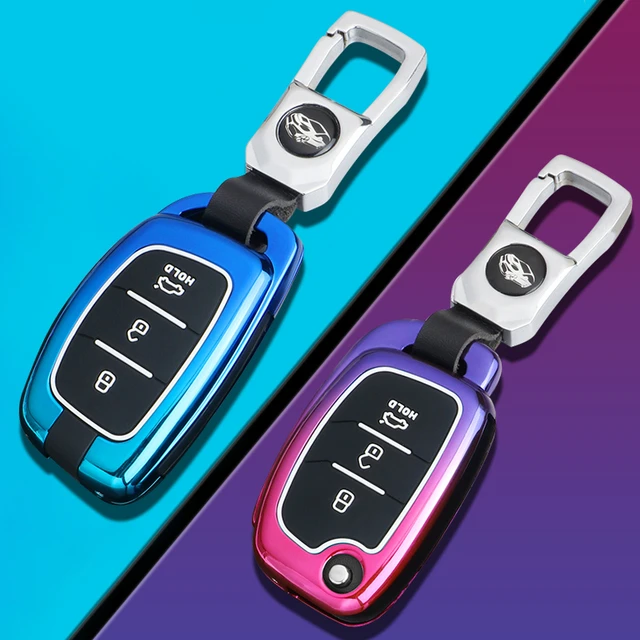 For Hyundai I10 I20 I30 I40 Hb20 Ix35 Ix45 Ix25 Creta Santa Fe Tucson  Sonata 2015 2017 2018 2019 Car Key Cover Case Accessories - Key Case For Car  - AliExpress