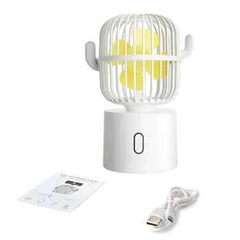 

Cactus fan desktop shaking head mini small fan student portable USB fan creative gift USB Mini Desktop Fan