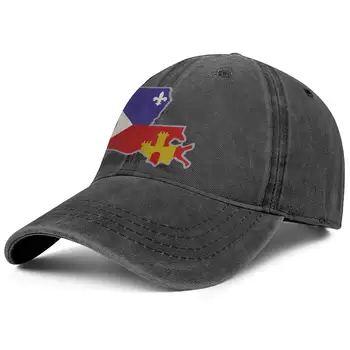 

Unisex Women'sFashion Denim Dad Hat Packable Louisiana-with-Acadiana-Flag- Beach Baseball Hat
