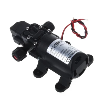 

DC 12V 130PSI 6L/Min Water High Pressure Diaphragm Self Priming Pump 70W