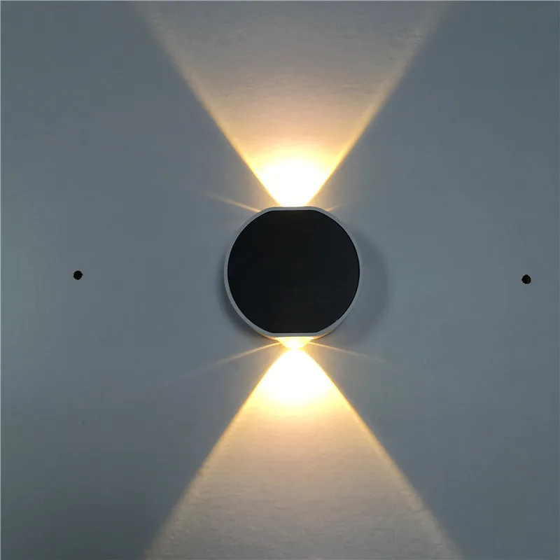 

LED Minimalist Modern Circle Aluminum Creative Wall Lamp 2w6w Indoor Wall Decorative Lights Corridor Wall Light Bulb