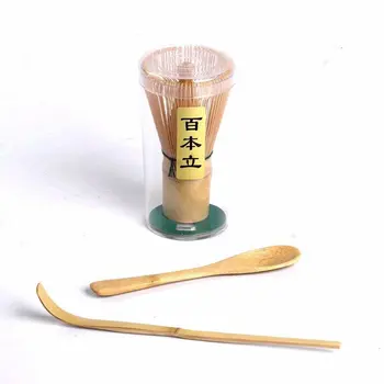 

Japanese-style matcha tool set 100 stand-up tea stand 80 stand-up matcha brush Bamboo Tea ceremony accessories