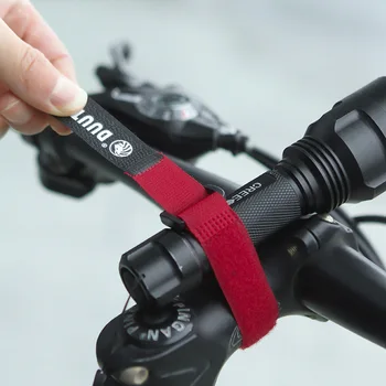 

Bicycle binding belt multi-function Velcro binding cylinder fixing belt universal nylon adhesive buckle binding belt