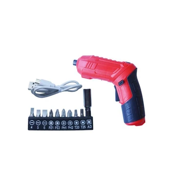 

11Pcs Electric Screwdriver Rechargeable Screwdriver 4.8V Lithium Ion Power Screw with LED Lighting for Household Newbies