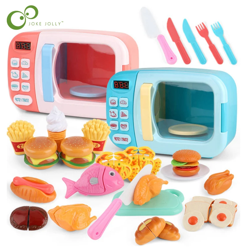 Children's Kitchen Toy Electric Simulation Microwave Oven Timer Cooking