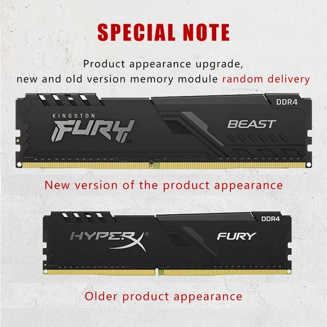 Kingston Fury Beast - 2 x 8 Go (16 Go) - DDR4 2666 MHz - CL16