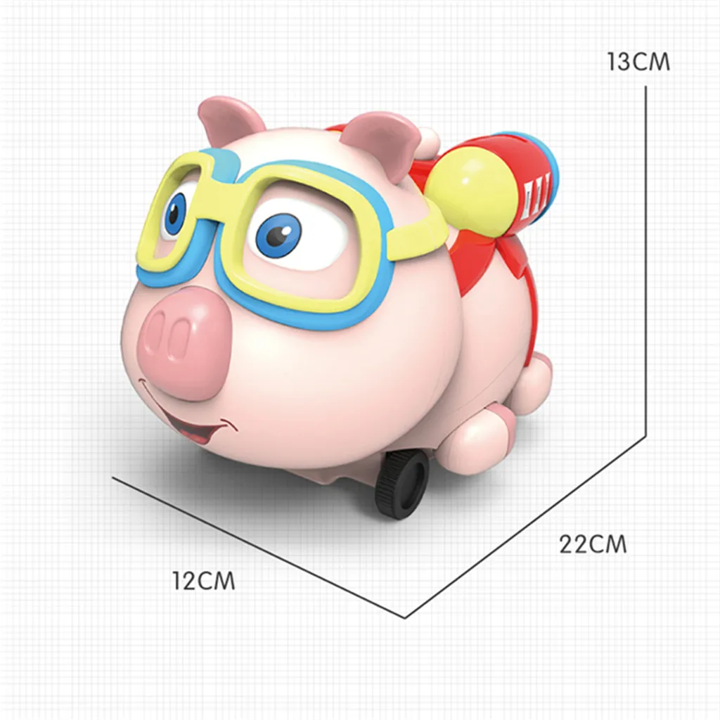 Часы с дистанционным управлением Смарт-следование электрический спрей 2,4 г RC свинья Дрифт гоночный инфракрасный датчик хит храп детский любимый игрушка подарок