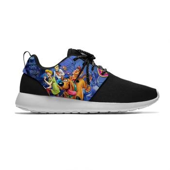 

2019 Hot Scooby-Doo, Where Are You Cartoon Print Kids Boys Girls Unisex Breathable Sneakers Lightweight Cute Mesh Athletic Shoes