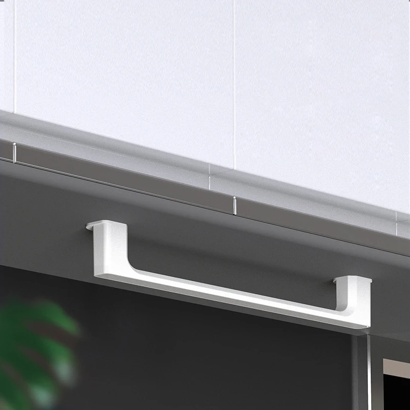 Self-adhesive Bathroom Towel Bar Towel Wall Mounted Hanger Holder Rack Shelf Shoes Holder Hanging Finishing Rack