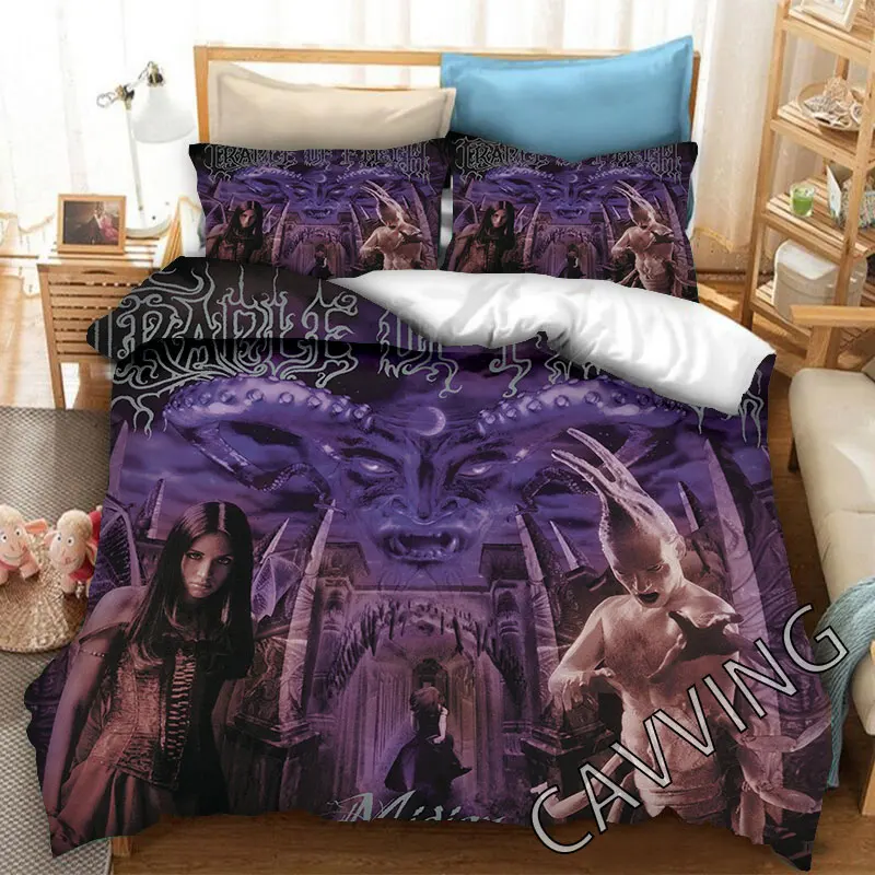 Cradle of Filth Band  3D Printed Bedding Set Duvet Covers & Pillow Cases Comforter Quilt Cover (US/EU/AU Sizes)  H01 