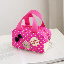 Стиль женский рюкзак нейлоновый рюкзак с бантом Повседневный школьный трехсекционный набор