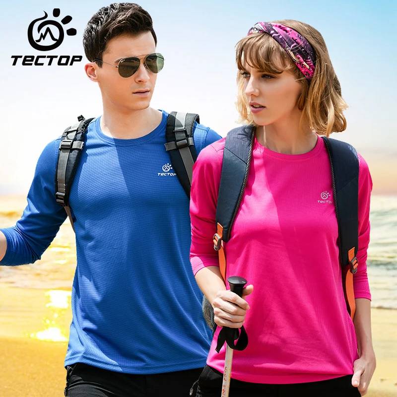 Мужская и женская футболка coq sportif компрессионная быстросохнущая с длинным