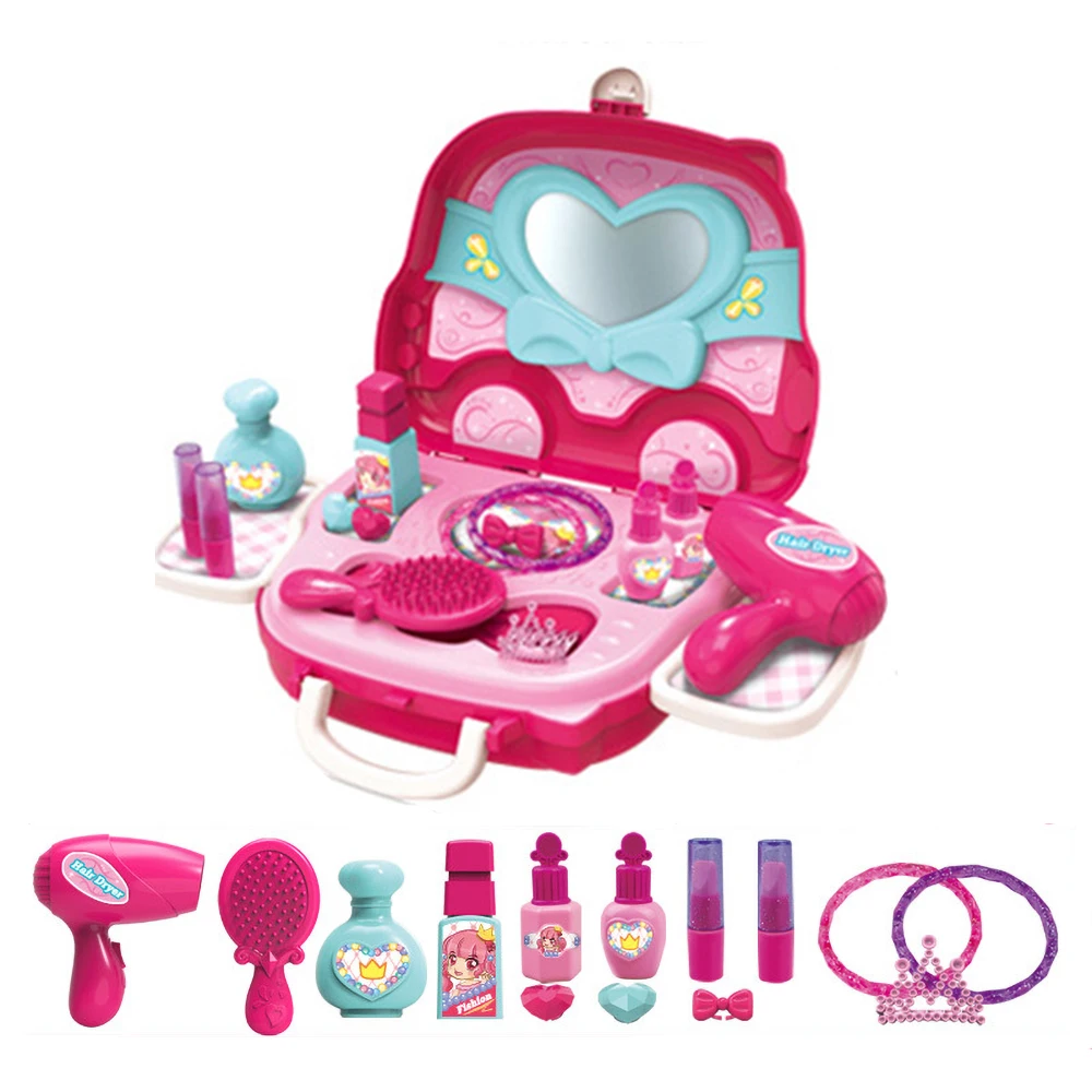 Игрушки для девочек принцесса детский макияж ролевые игры Trousse Maquillaje Femme Maquillaje niuna Princesas Игрушки для девочек Maquillage Enfant - Цвет: Makeup Toy
