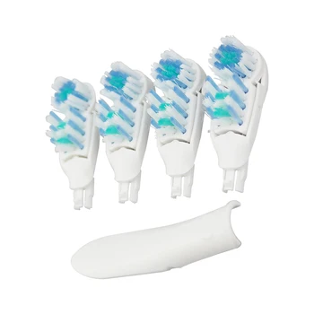 

4pcs/pack 4734 Model Battery Toothbrush Head Soft Bristles Replacement for Oral B Dual Clean Complete Brush Heads