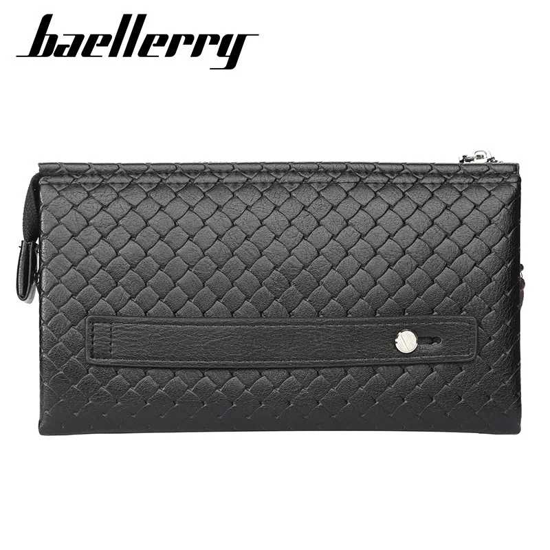 Fashion Men's Clutch Bag Youth Zipper Phone Bag Long Multi-function Wallet Coin Purse Clutch Bag