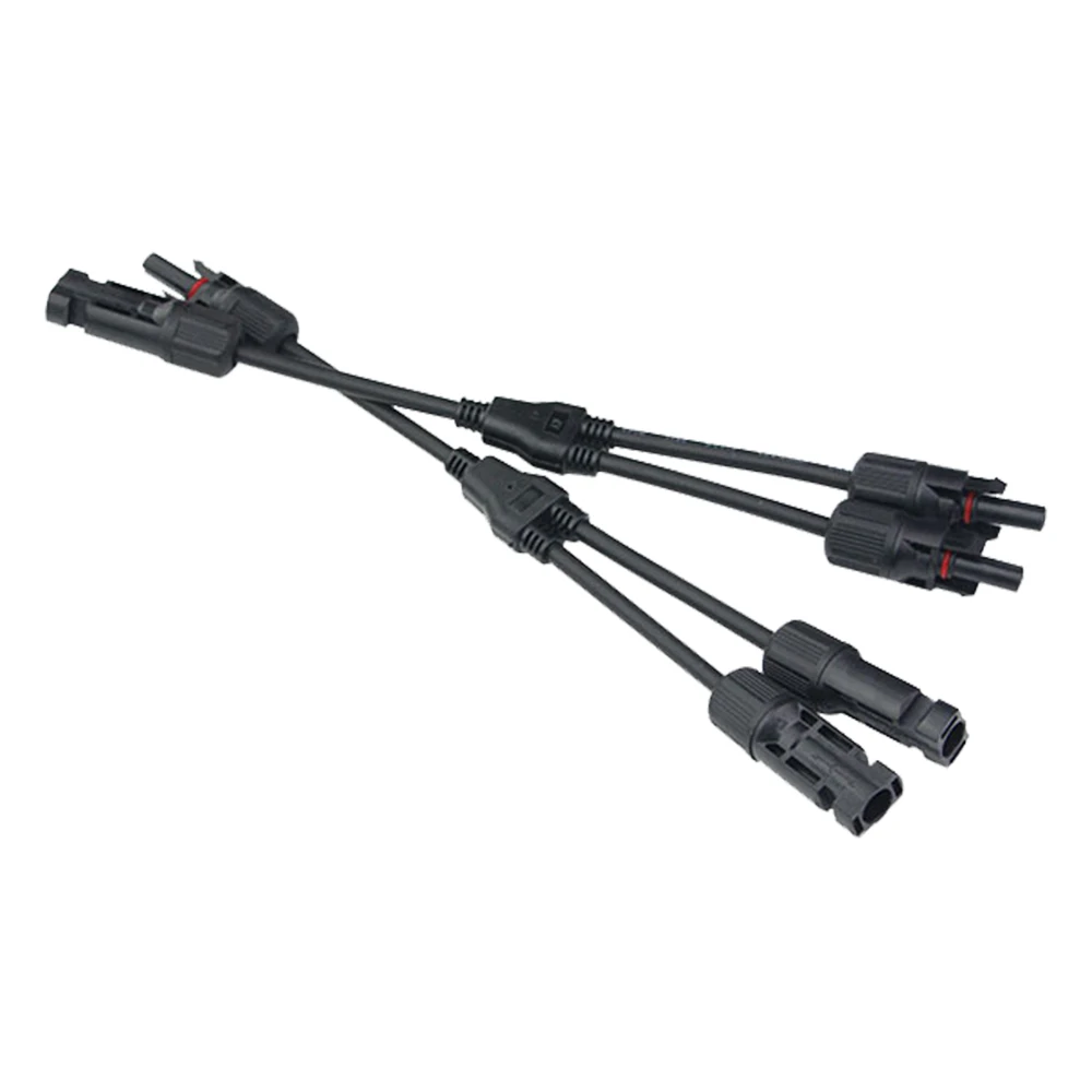 2 IN1 Solar Connector PV Connector Male to Female Solar Parallel DIY Kits System