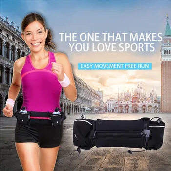 

Running Waist Bags Outdoor For Man Woman Jogging Waist Pack Hydration Belt Bag Water Bottle Fitness Gym Lightweight Sports Bags