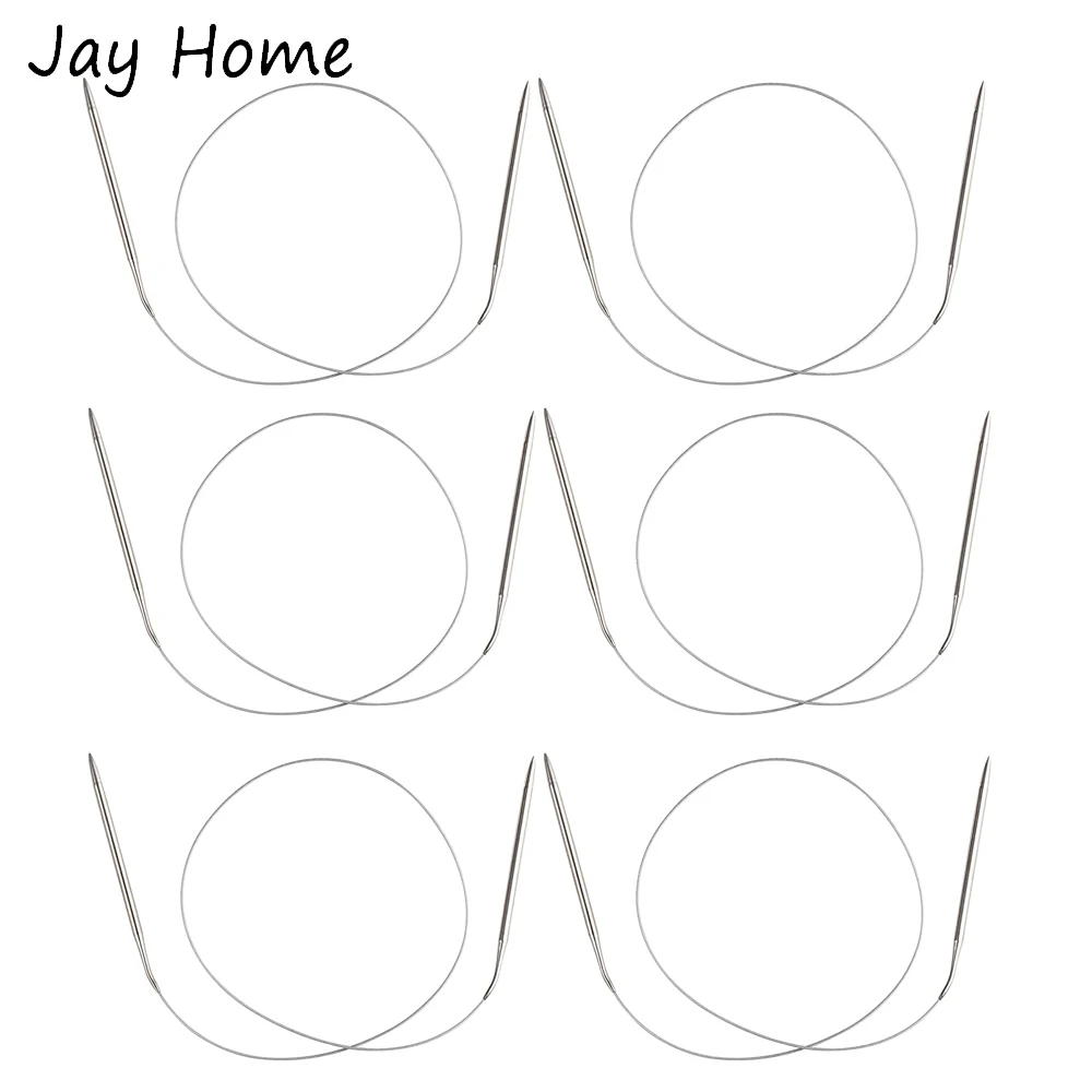 Stainless Steel Circular Knitting Needles Sets 11PCS 32 Inch 1.5-5MM Double Pointed Crochet Hook Socks Weave Knitting Set knitting needles,crochet kit,crochet hooks,knitting supplies,crochet needles,knitting craft supplies,knitting loom,knitting machine