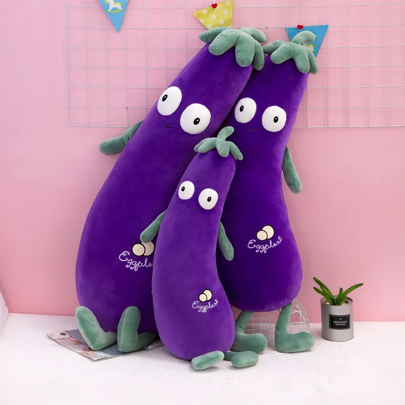eggplant emoji plush