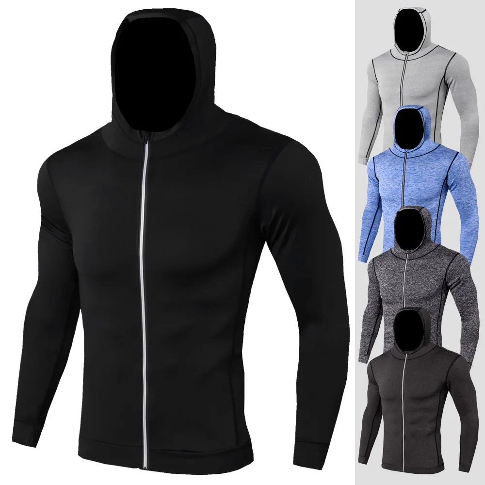 

SJ-Maurie 2019 New Sports Jacket Men Long Sleeve Clothing Running Cycling Shirt Gym Workout Training Fitness Top Sport Jackets