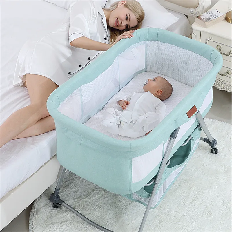 아기 요람 요람 접이식 휴대용 유아용 침대 아기 요람 스윙 리프트 침대 아기 침대 옆 침대 침대, 아기 요람 유아용 침대|유아 ...