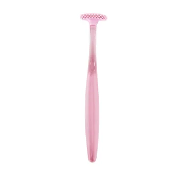 

Unisex Rubber Soft Tongue Brush Cleaning the Surface of Tongue Oral Cleaning Brushes Tongue Scraper Cleaner Fresh Breath Adults