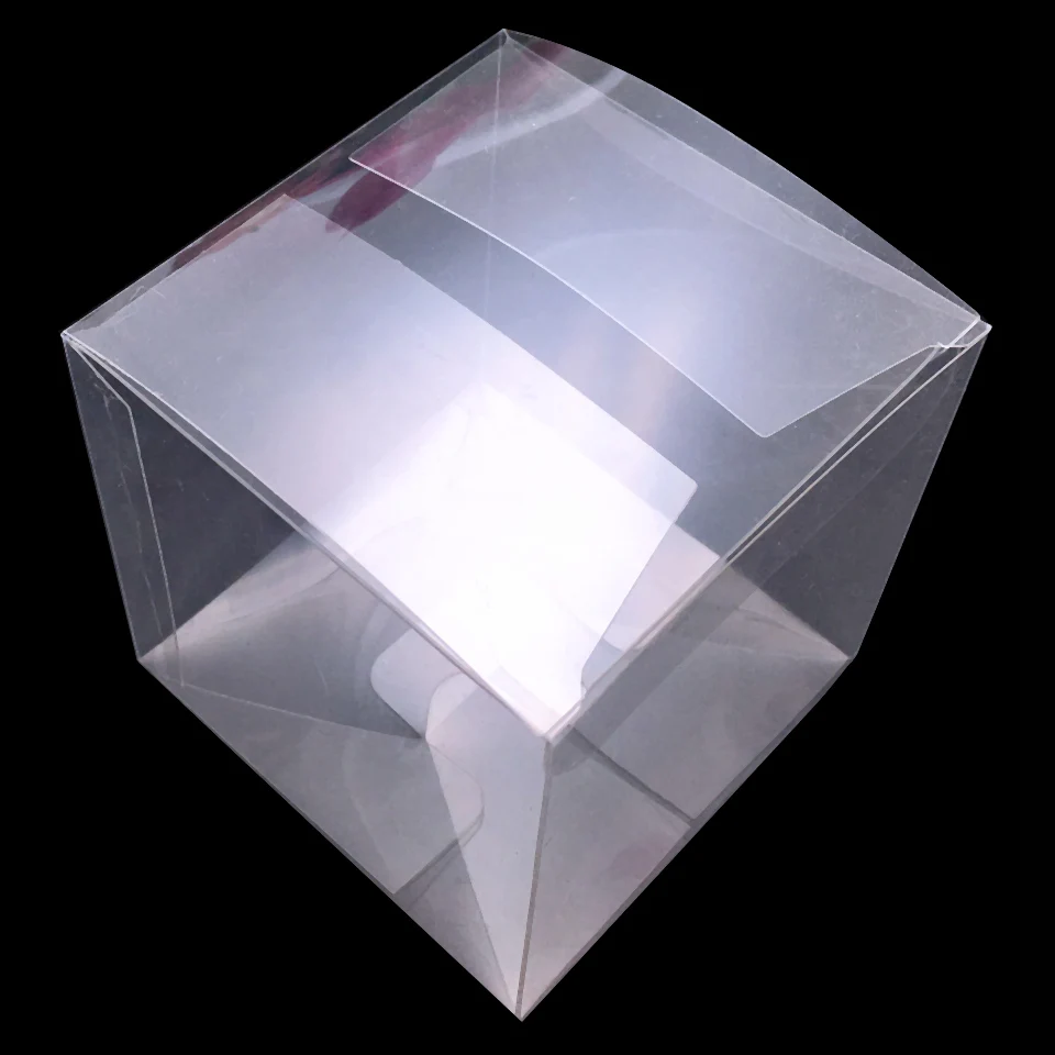 25 шт. прозрачная квадратная коробка из ПВХ, Подарочная коробка, вечерние коробки для конфет, упаковка для ювелирных изделий, товары для свадебной вечеринки, 7,6 см x 7,6 см x 7,6 см