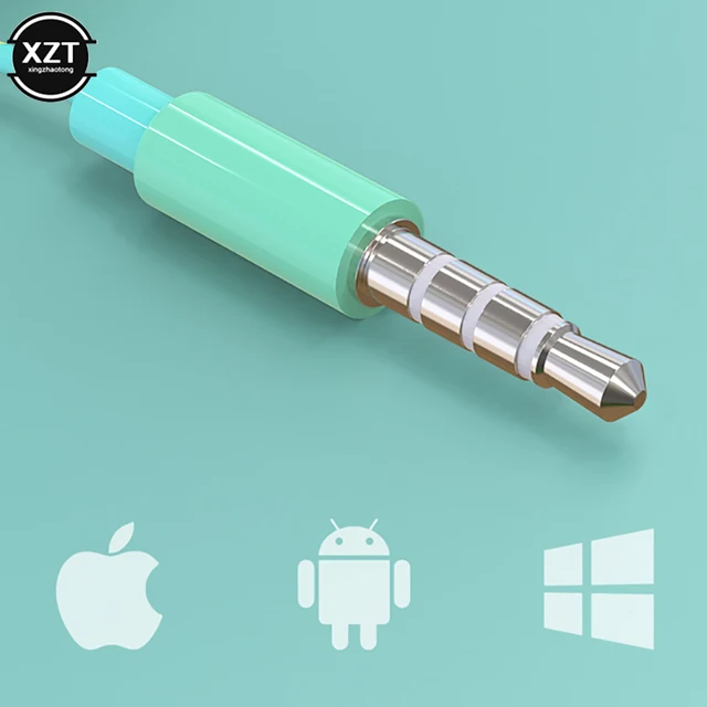 U24 Filo Auricolare stereo 3.5MM Cuffie intrauricolari Corsa Gioco musicale Auricolare Cancellazione del rumore per telefono cellulare PC PAD Laptop con microfono 4