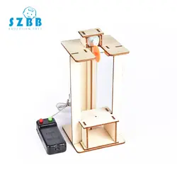 Saizhi DIY Детский научный эксперимент электрическая научная модель наборы физика технология игрушки деревянный Лифт Стволовые развивающие