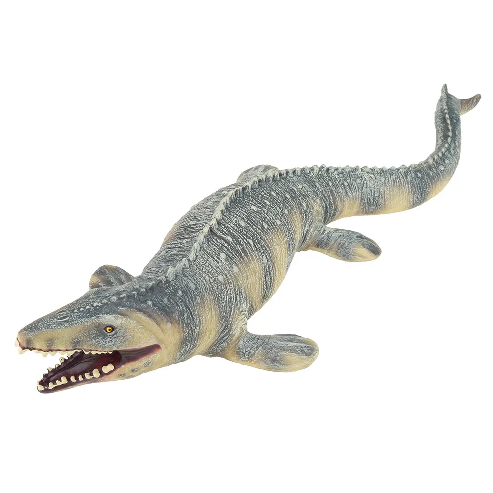 Пластиковые игрушки динозавра высокой моделирования Mosasaurus Liopleurodon модели животных яркие/мягкие/эластичные модели животных для детей