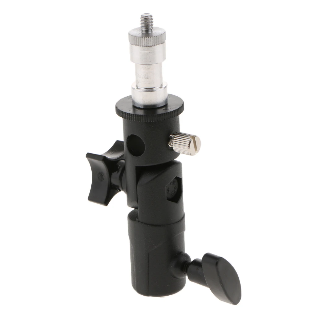 

Camera Speed Light Stand Flash Hot Shoe Umbrella Bracket Swivel Tripod Mount Adapter for Canon Nikon DSLR