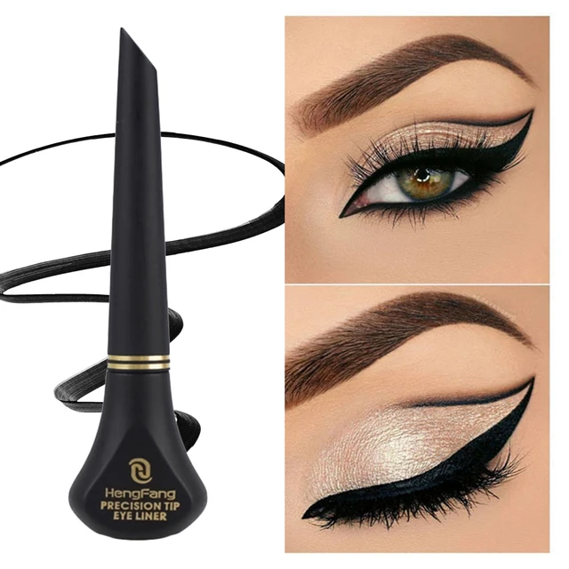 1pcs Black Liquid Eyeliner Pencil Fast dry Smooth Eye Liner Pen Smudge proof Eyeliners Eyelid Enhancer