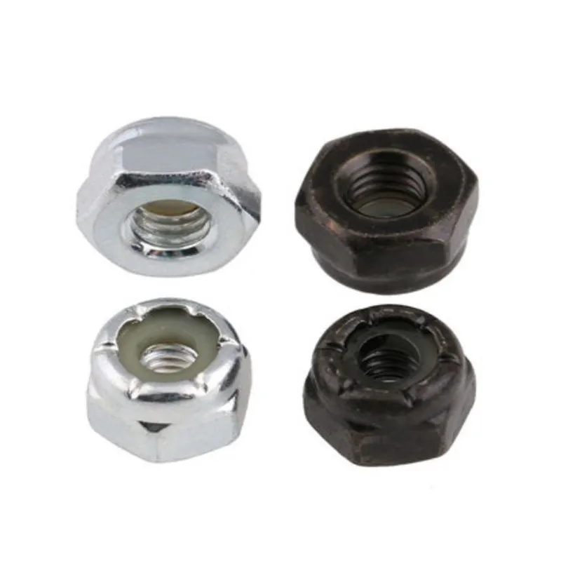 100 PCS 304 Stainless Steel Nylock Self-Locking Nylon Insert Hex  Nuts 6#-32 USA 