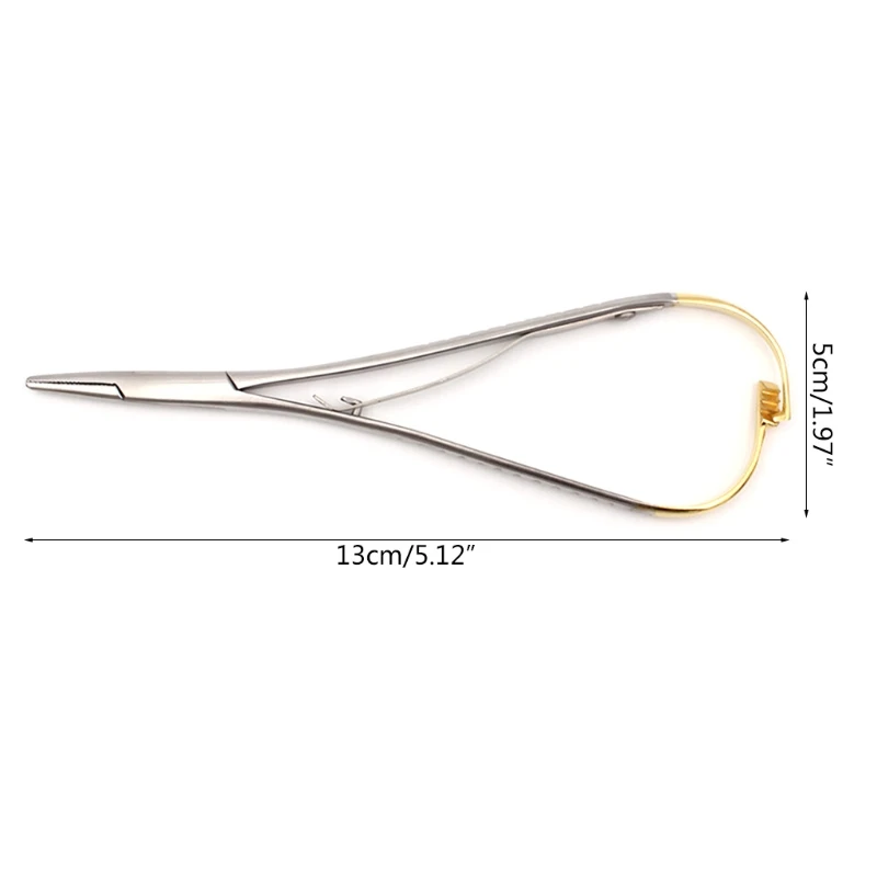 50LD Needle Holder Fine Quality Surgical Instruments Dental Orthodontic Mathieu Needle Holder Tip TC Premium Dental Tools