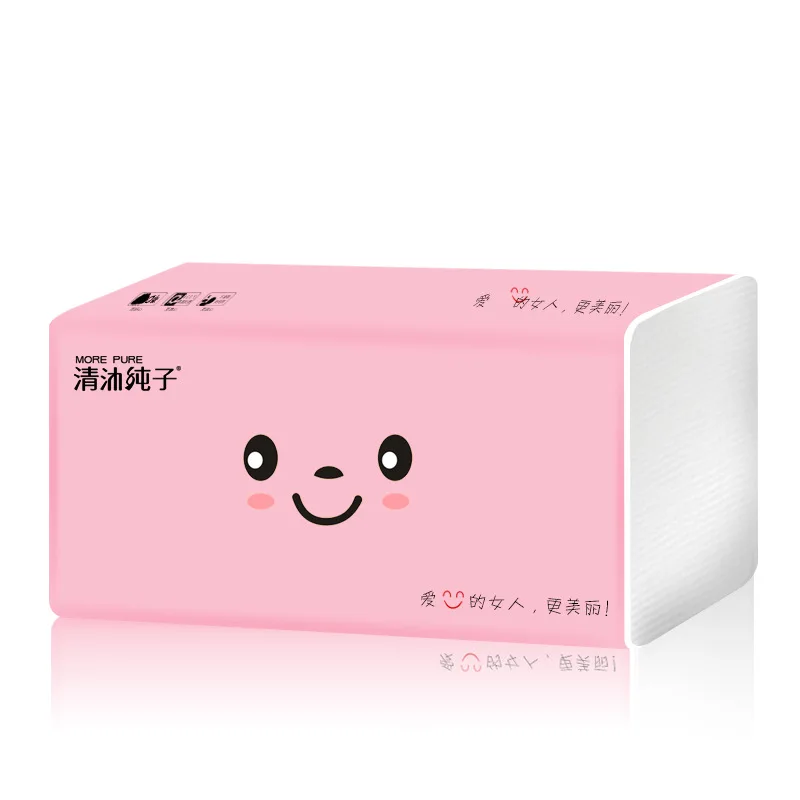 

Three Layers Tissue Toilet Paper Versatile Meal Paper Soft Wipe Sweat General Raw Wood Pliable Papers 100 Sheets Per Package