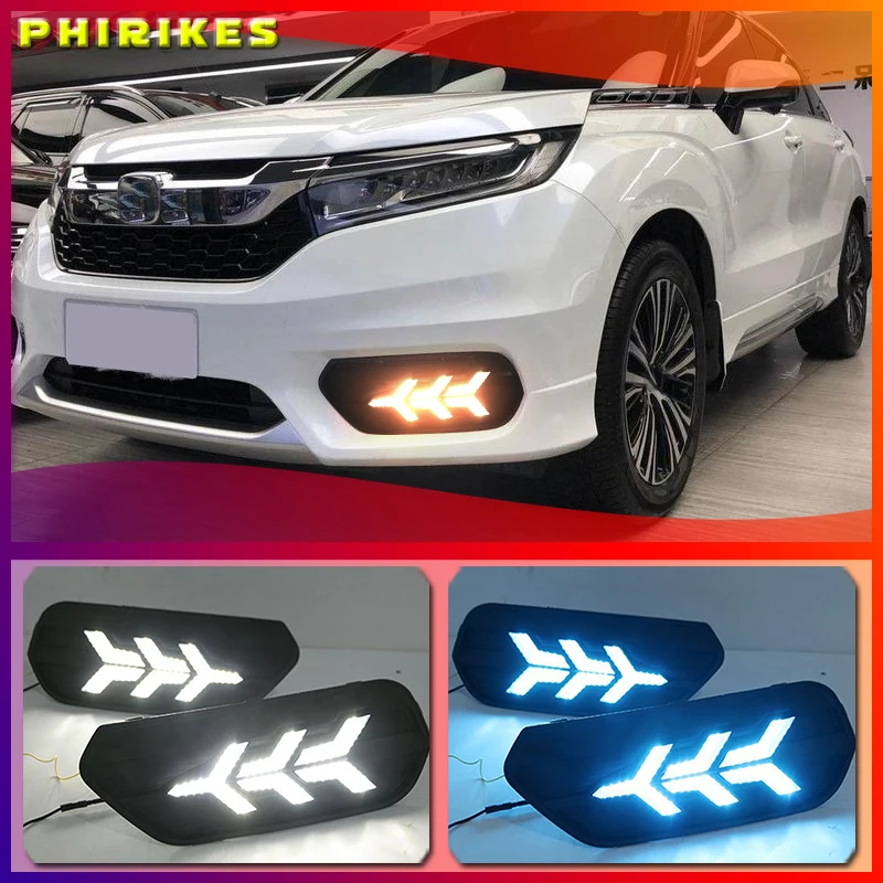 

Дневные ходовые огни дневного света, 2 шт., светодиодные водонепроницаемые сигнальные огни для стайлинга автомобиля Honda AVANCIER 2017 2018